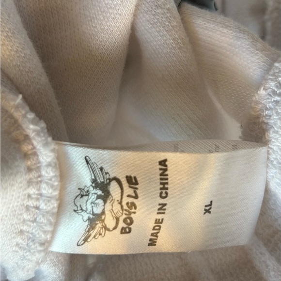 Boys Lie Straight Flush Jogger Sweatpant Women’s XL Logo Front And Back - Picture 8 of 9